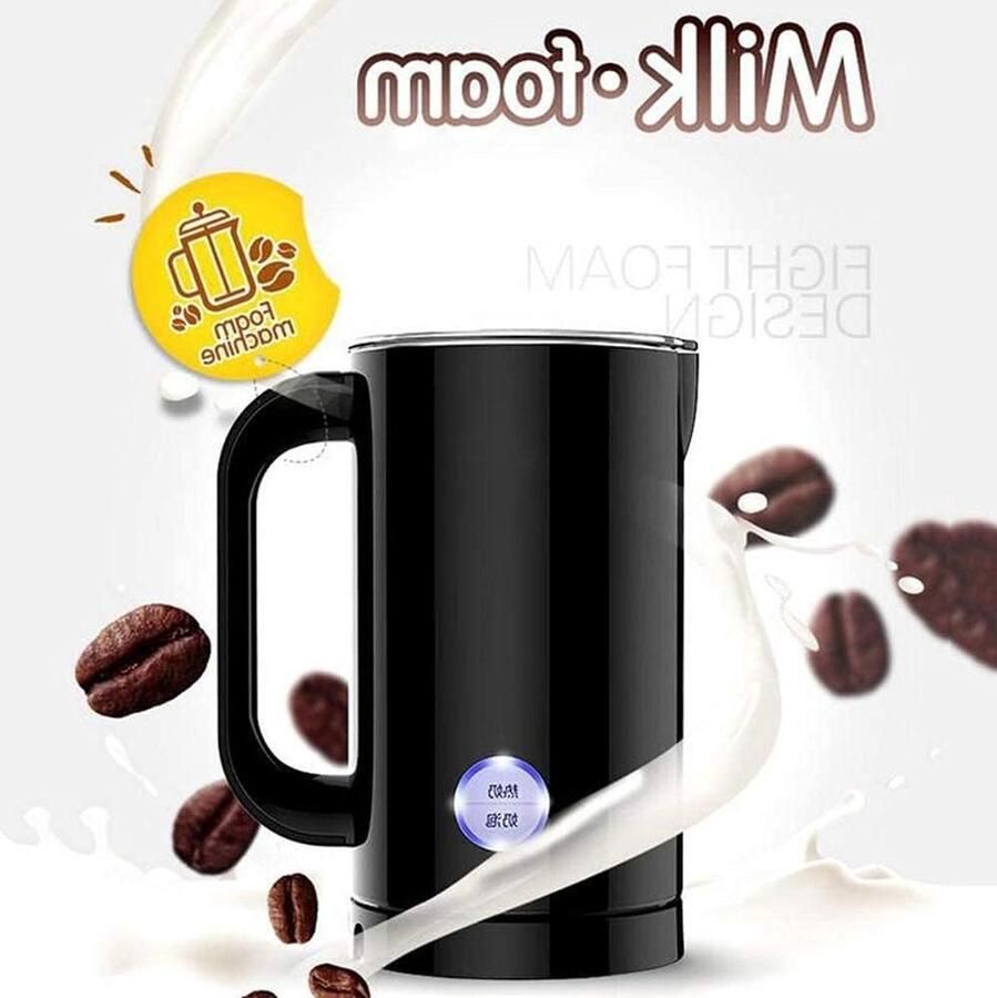 Melkopschuimer Machine Automatische Opschuimer Koffie Maken Warm en Koud 500 Milliliter Zilver