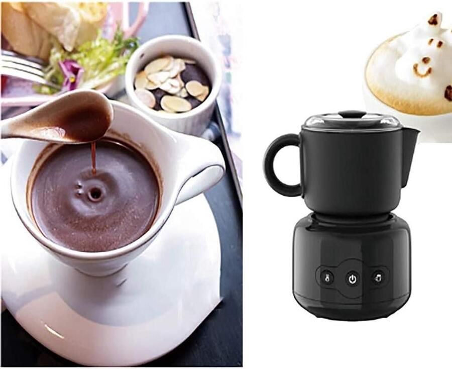 Melkopschuimer Machine Automatische Warmer Koffie Bereiden Hete Koude Schuim 400ML Capaciteit Wit