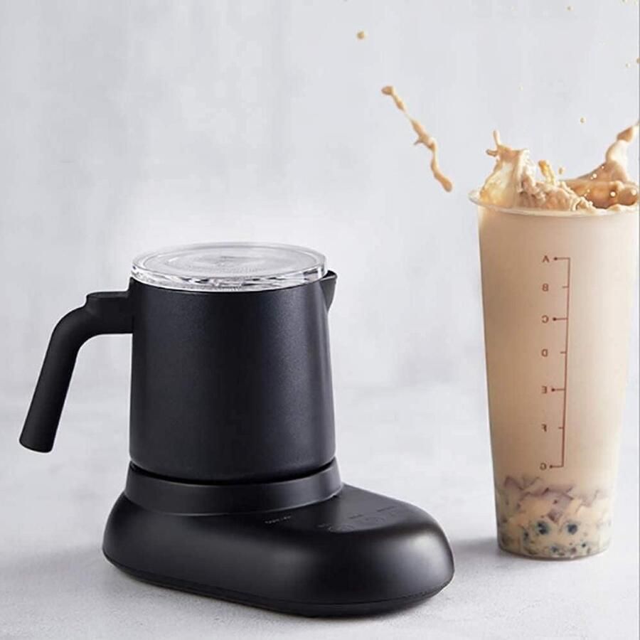 Melkopschuimer Machine Melkopschuimer Automatisch Koffie Bereiden Zachte Schuim Maker 400 Milliliter Wit