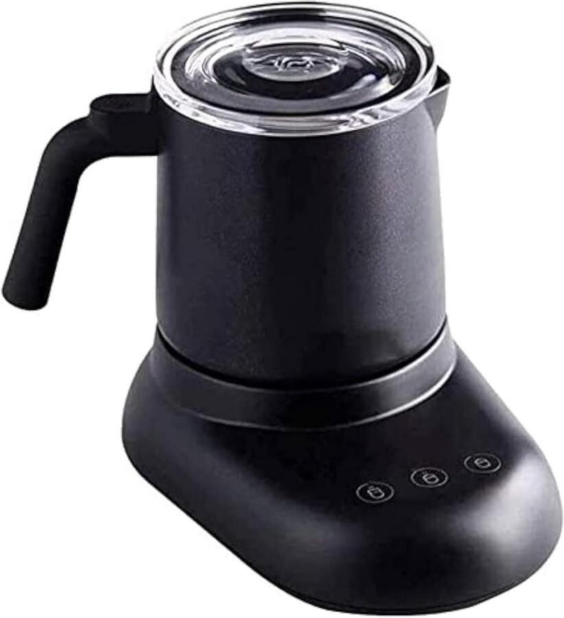 Melkopschuimer Machine Melkstomer Automatisch Koffie Drankjes Maken Slimme Temperatuurregeling 150-400 ML Capaciteit Zwart