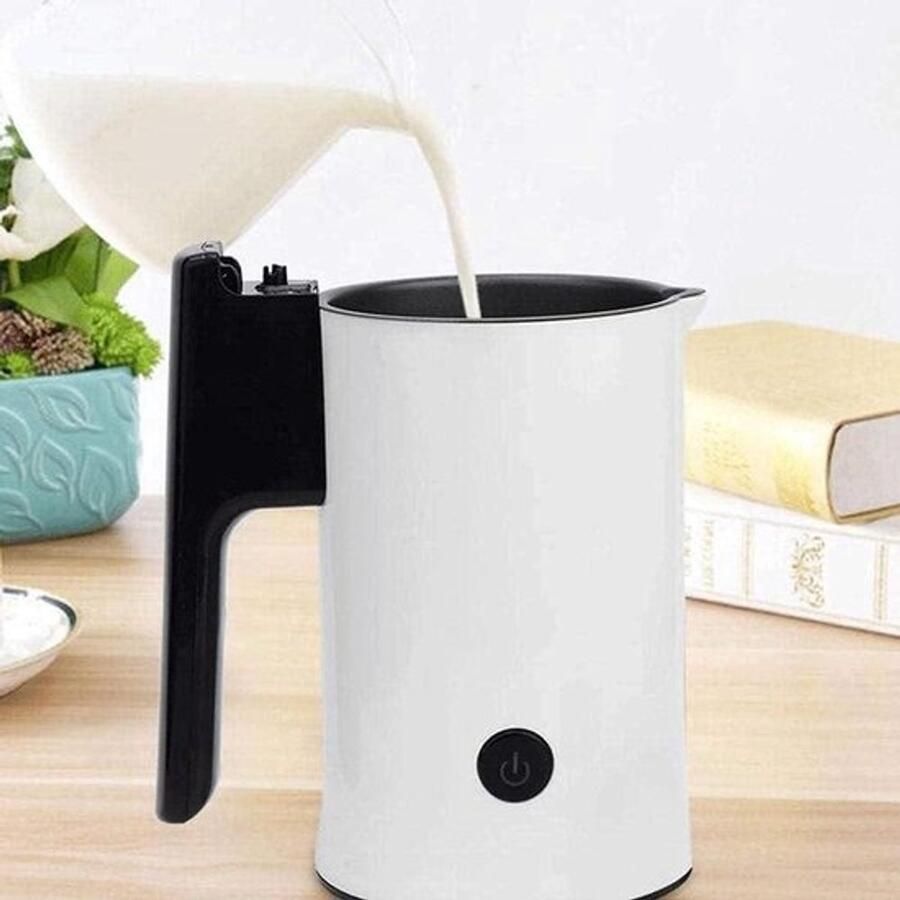 Melkopschuimer Machine Melkstomer Koffie Maken Automatische Temperatuurcontrole 260ml Capaciteit Zilver