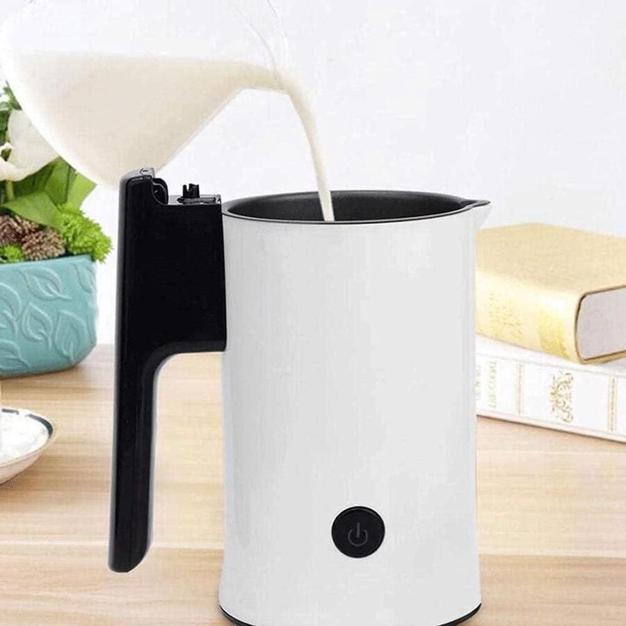 Melkopschuimer Machine Melkstomer Koffie Maken Automatische Temperatuurcontrole 260ml Capaciteit Zilver