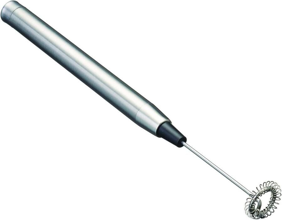 Melkopschuimer Melk klopper Cappuccino Maken Werkt op batterijen N.v.t. Zilver