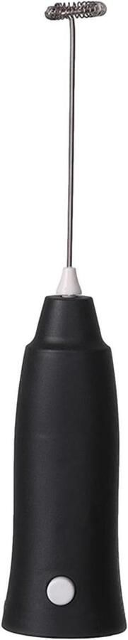 Draagbare Melkopschuimer Drankschuimmixer Garde Koffie Bereiden Ergonomisch Ontwerp 22 cm Zwart - Foto 2