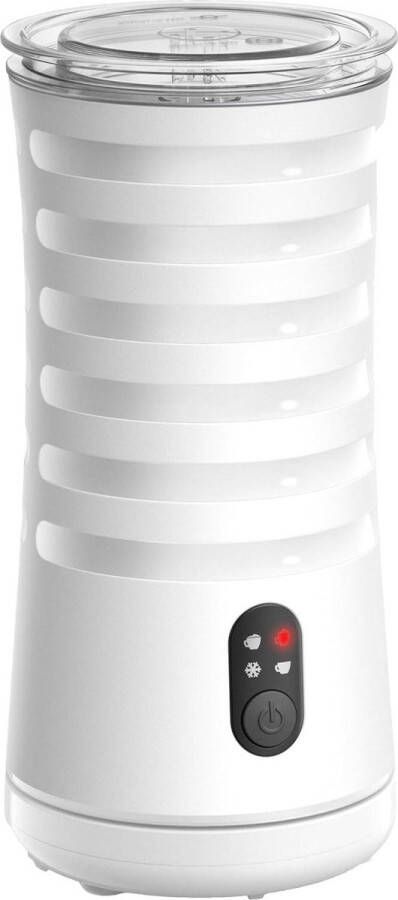 Melkopschuimer met 4 modi gripvaste vorm en anti-aanbaklaag Elektrisch Wit