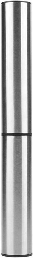 Melkopschuimer Mixer Blender Koffie Maken Dubbele Kop 25.5 cm Zilverkleurig
