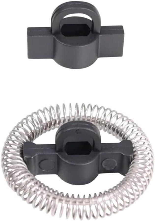 Melkopschuimer Onderdelen Opschuim Set Koffie Bereiden Complete Vervangingskit 3 x 1.5 cm Zwart en Zilver - Foto 1