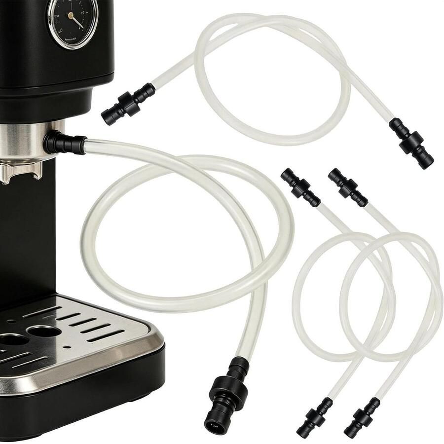 Melkopschuimer Onderdelen Opschuimslangen Set Koffie Maken Hittebestendig Ontwerp 38 cm Transparant