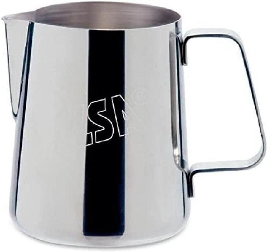 Melkopschuimer Rvs kannetje Koffie bereiden Vaatwasserbestendig 80 cl Zilver