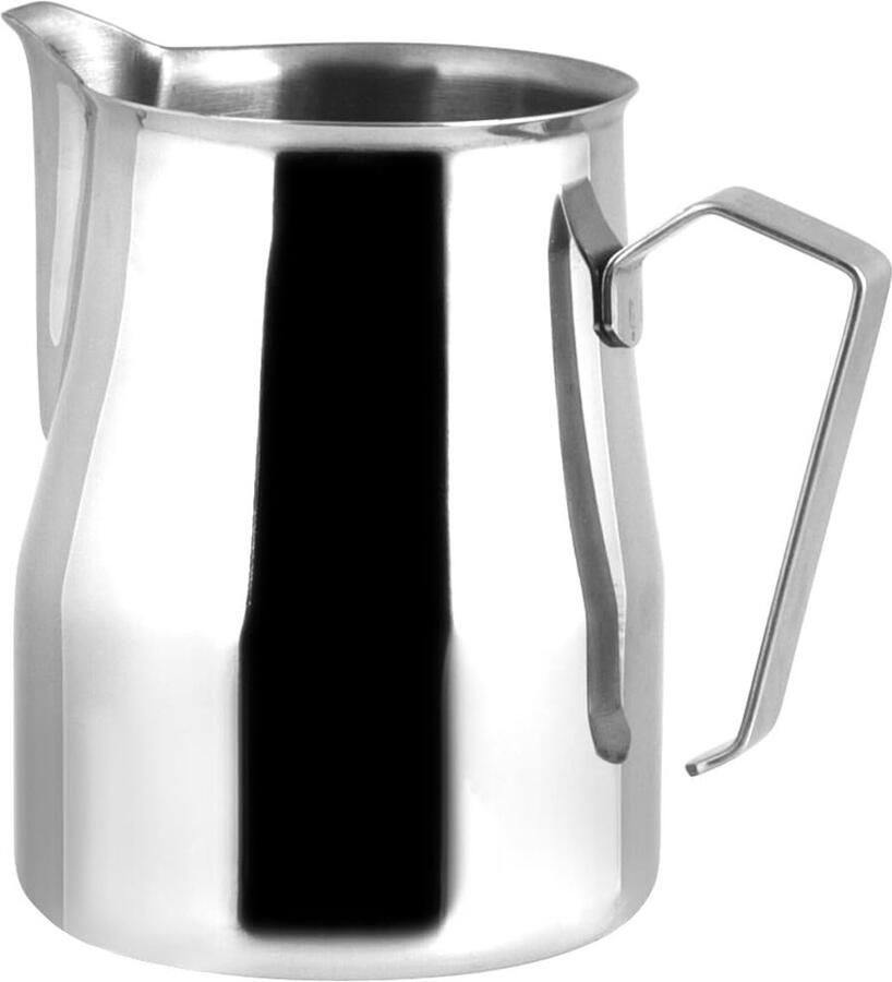Melkopschuimer RVS Opschuimkan Koffiebereiding Roestvrij staal 1000 ml Zilver