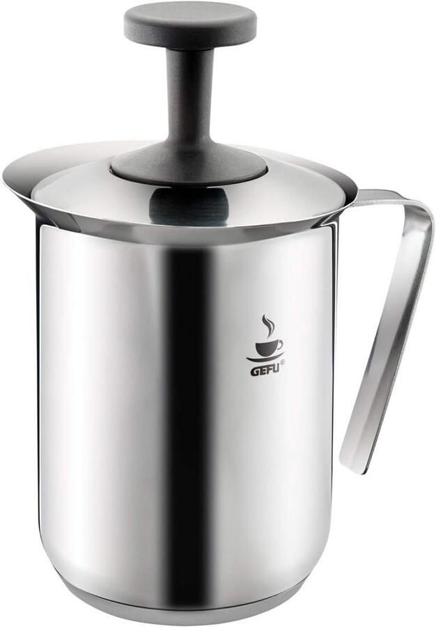 Melkopschuimer RVS voor Warme en Koude Melk Dubbele Zeef voor Fijn Schuim