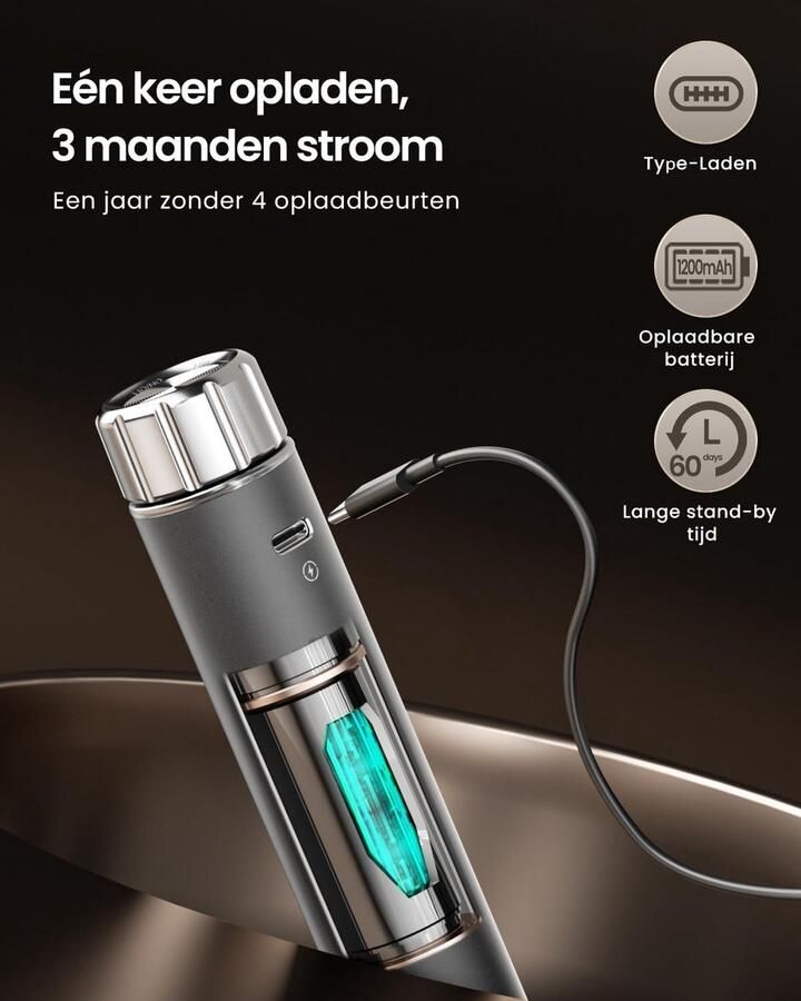 Melkopschuimer Schuimmaker Dranken Bereiden Instelbare Snelheid Compact Ontwerp Grijs - Foto 2