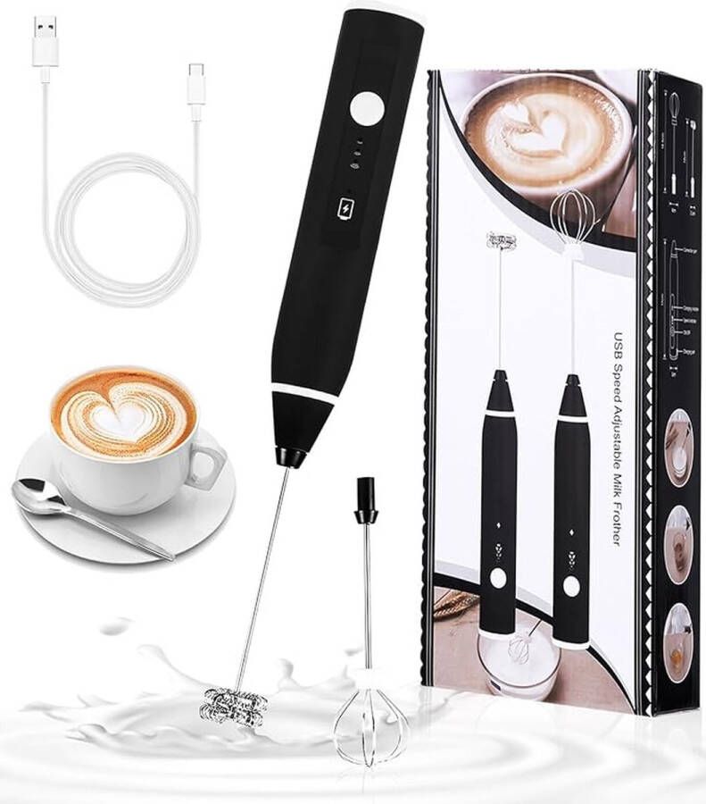 Melkopschuimer USB oplaadbare garde elektrische melkopschuimer elektrische garde elektrische melkopschuimer voor koffie Latte Cappuccino Scream Macchiato