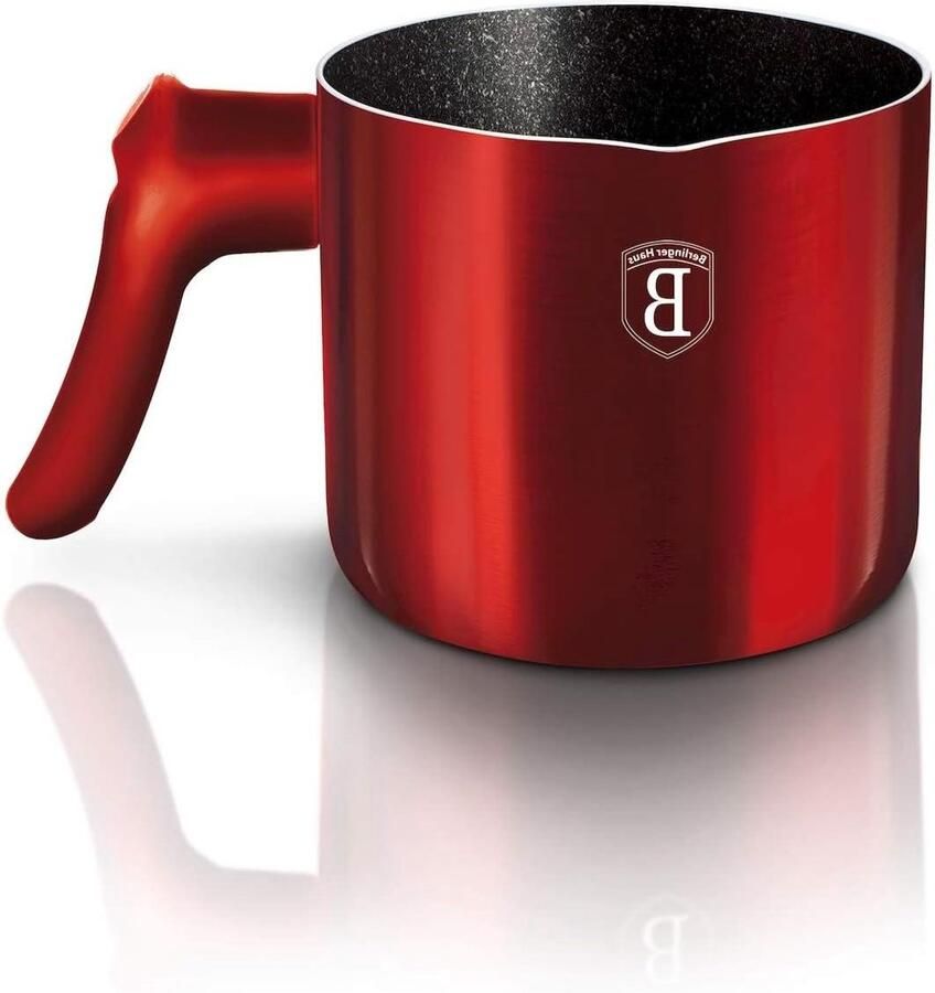 Melkpan Graniet Kookpot Melk Opwarmen Drievoudige Antiaanbaklaag 12 Liter Rood