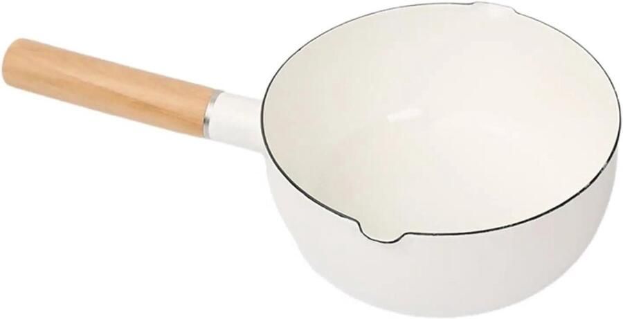 Melkpan Melkkannetje Steelpan Melk Verwarmen Antiaanbaklaag 15 liter Zwart