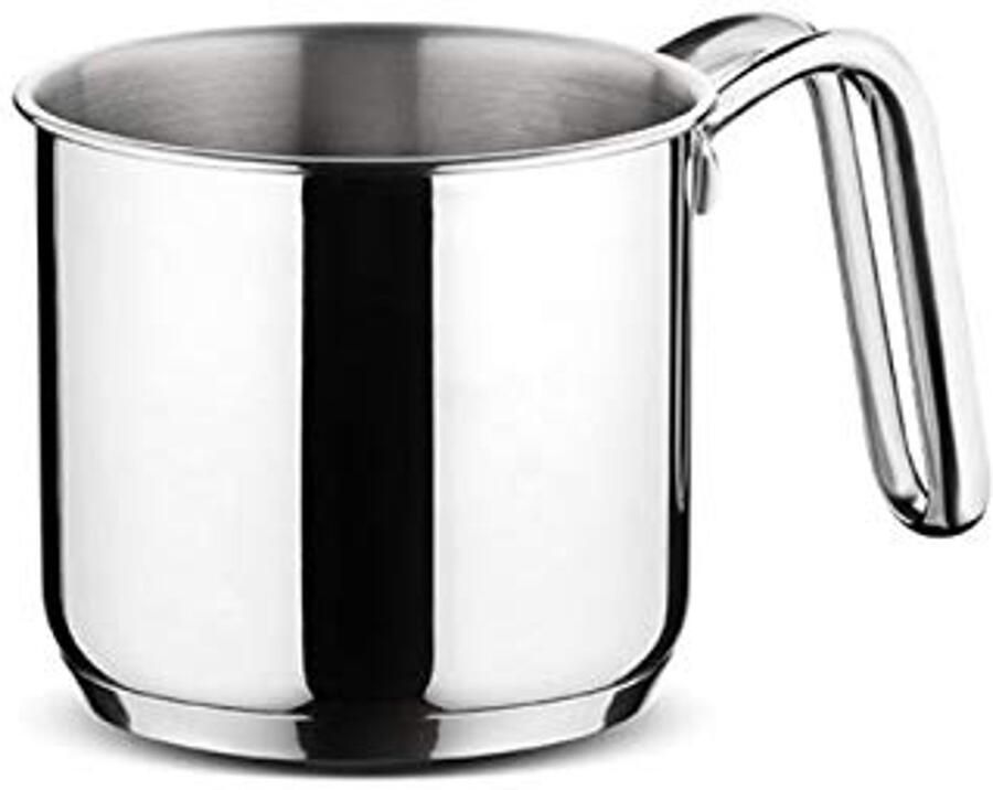 Melkpan roestvrij staal 12 cm perfect voor inductie en dagelijks gebruik