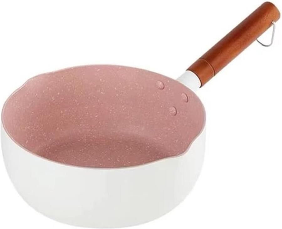 Melksauspan 18 cm Japanse Steelpan Antiaanbaklaag Schenktuit Geschikt voor Inductie Duurzaam Materiaal
