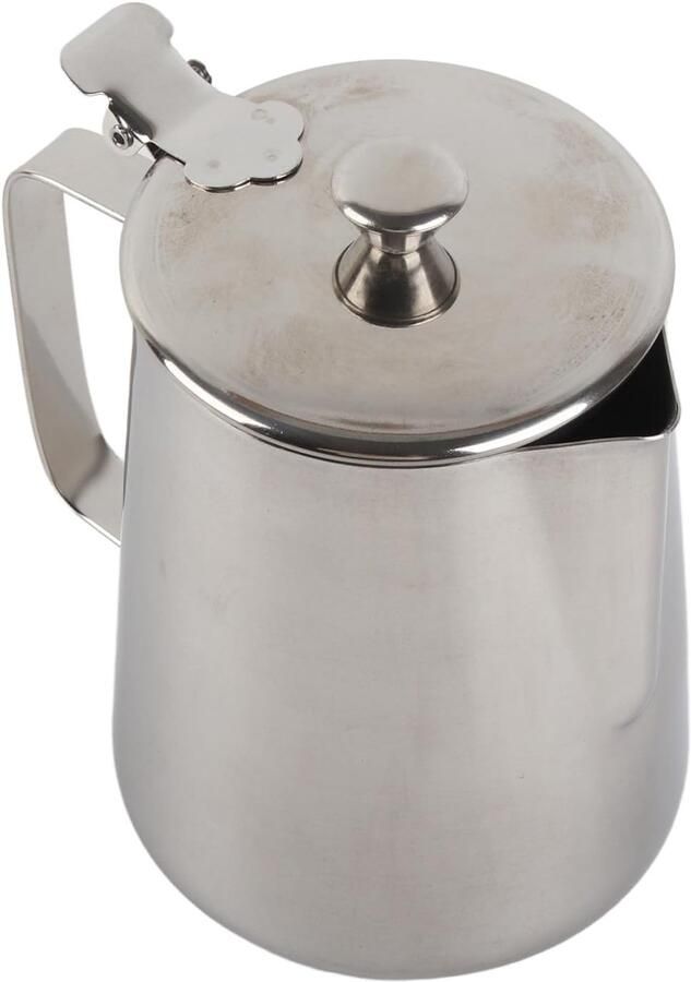 Melkschuimer 350 ml Roestvrij staal Professionele melkopschuimer voor cappuccino ServiceTopper
