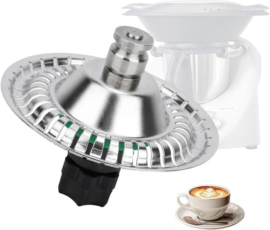 Melkschuimer Accessoire voor Thermomix TM5 TM6 Ideaal voor Koffie Latte Art en Koken Thuis Roestvrij Staal Keuken Gereedschap