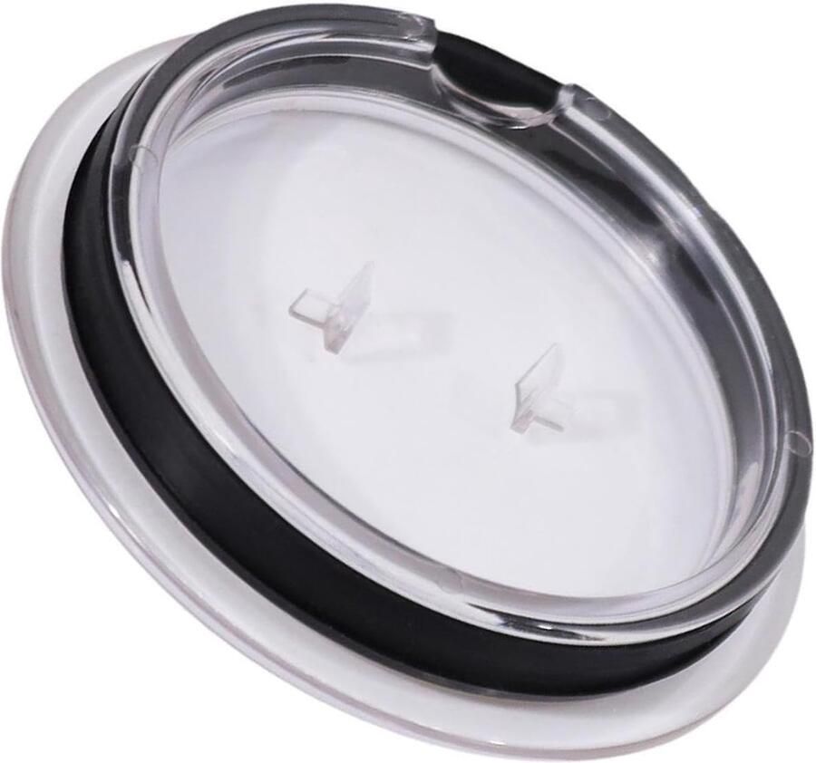 Deksel Melkschuimer Afdichtring Opschuimer Melk Opschuimen Hittebestendig Transparant 9 cm Diameter Transparant