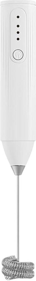Melkschuimer Handheld Roestvrijstalen garde Handdrankmixer Elektrische melkschuimmaker Oplaadbare melkopschuimers Handheld Elektrische Opschuimer Wand voor Koffie Lattes Cappuccino Ei