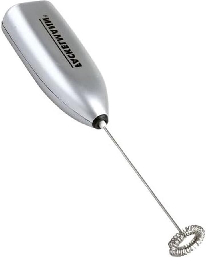 Melkschuimer Koffie mixer Cappuccino maken Snel schuim creëren 20 cm Zilver