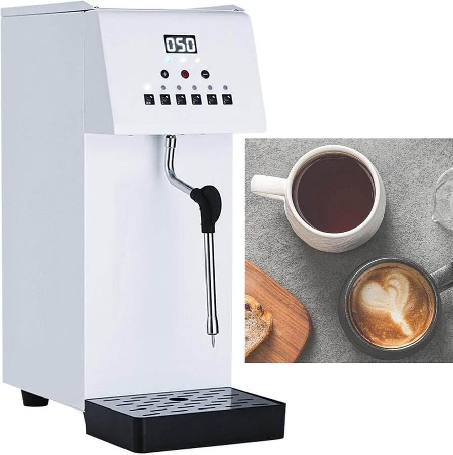 Melkschuimer Opschuimmachine Professionele Koffie 6 Liter Tank 19x29.5x47 cm Meerkleurig