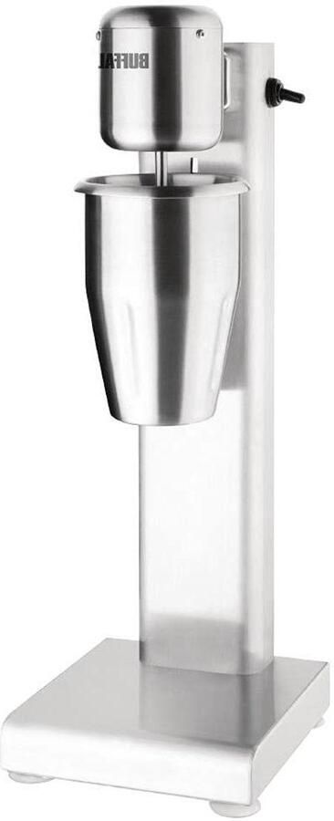Melkshake Maker Drank Mixer Snelle Drankjes Maken Roestvrijstalen Behuizing 1 Liter Mok Zilver