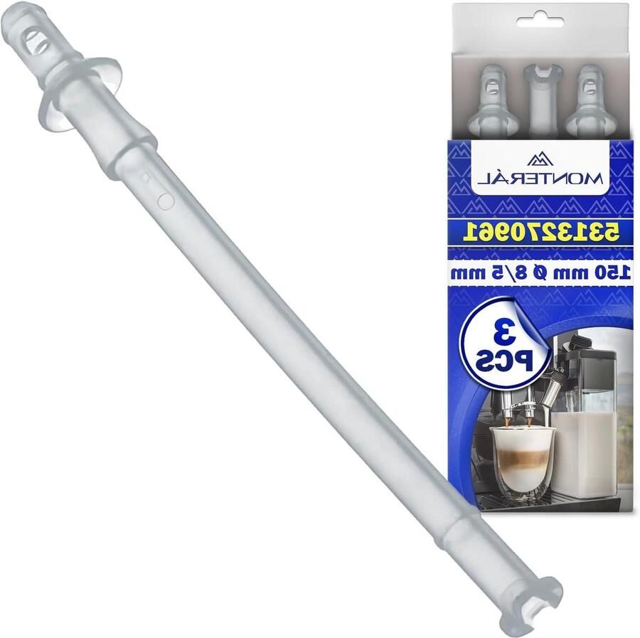 Melkslang Koffiezetapparaat Melkslang Set Koffie Bereiden Originele Code Compatibel 3 stuks 150 mm Transparant