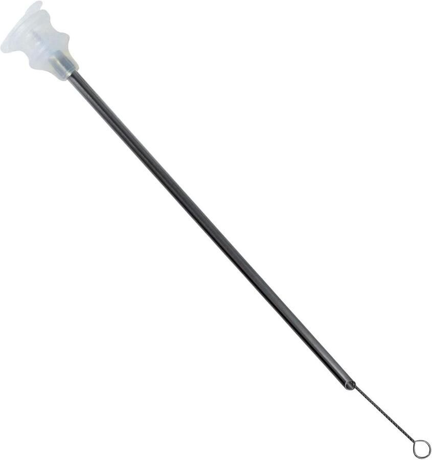 Melkstang Melkslang melkkoeler Melkspecialiteiten maken Verstelbare schuimkwaliteit 25.2 cm Zilver