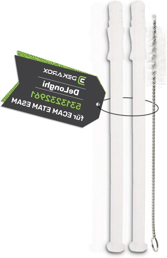 Melkzuigbuis met Borstel Melkslang Koffiemachine Melksysteem Reinigen Originele Pasvorm 156 cm Wit
