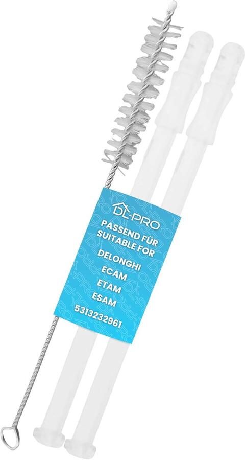 Melkzuigslang set Koffiemachine onderdelen Melk opschuimen Inclusief reinigingsborstel 156 cm lengte Transparant