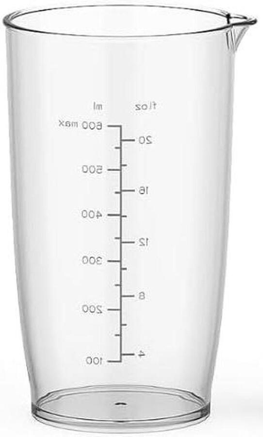 Mengbeker Staafmixer accessoire Sauzen maken 600 ml capaciteit 10 x 10 x 10 mm Transparant