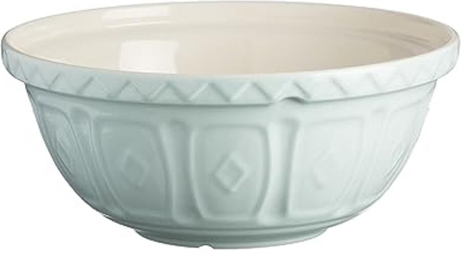 Mengkom 29 cm Lichtblauw Hoogwaardige Onbreekbare Deegkom voor Brood- Taart- en Pizzadeeg