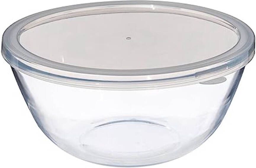 Mengkom 4 4L met glazen deksel