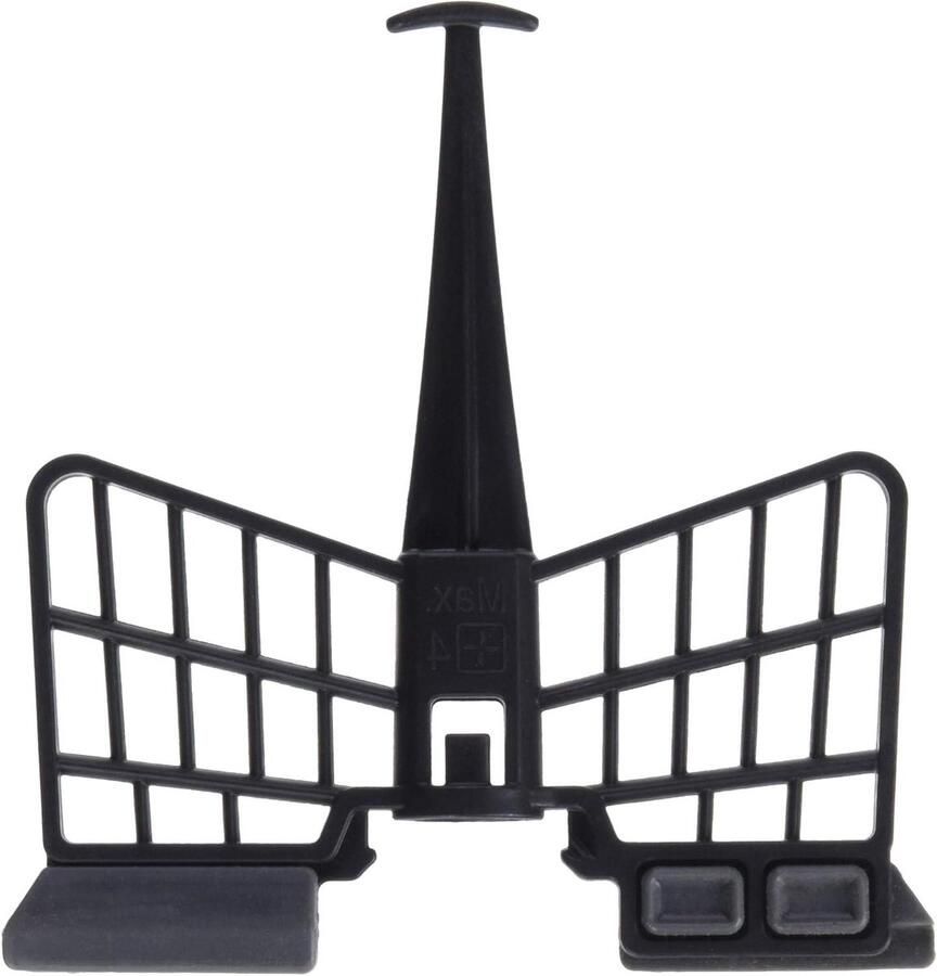 Mengkom Accessoire Mixer Pad Bakken Maken Aluminium Materiaal 11cm Afmeting Zwart