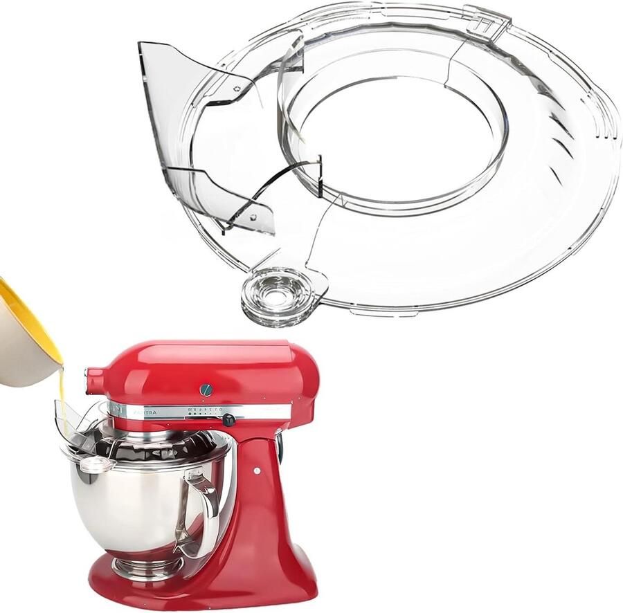 Mengkom Deksel Spatbescherming Mixer Schoon Bakken Volledig Gesloten Ontwerp 45-5 QT Transparant