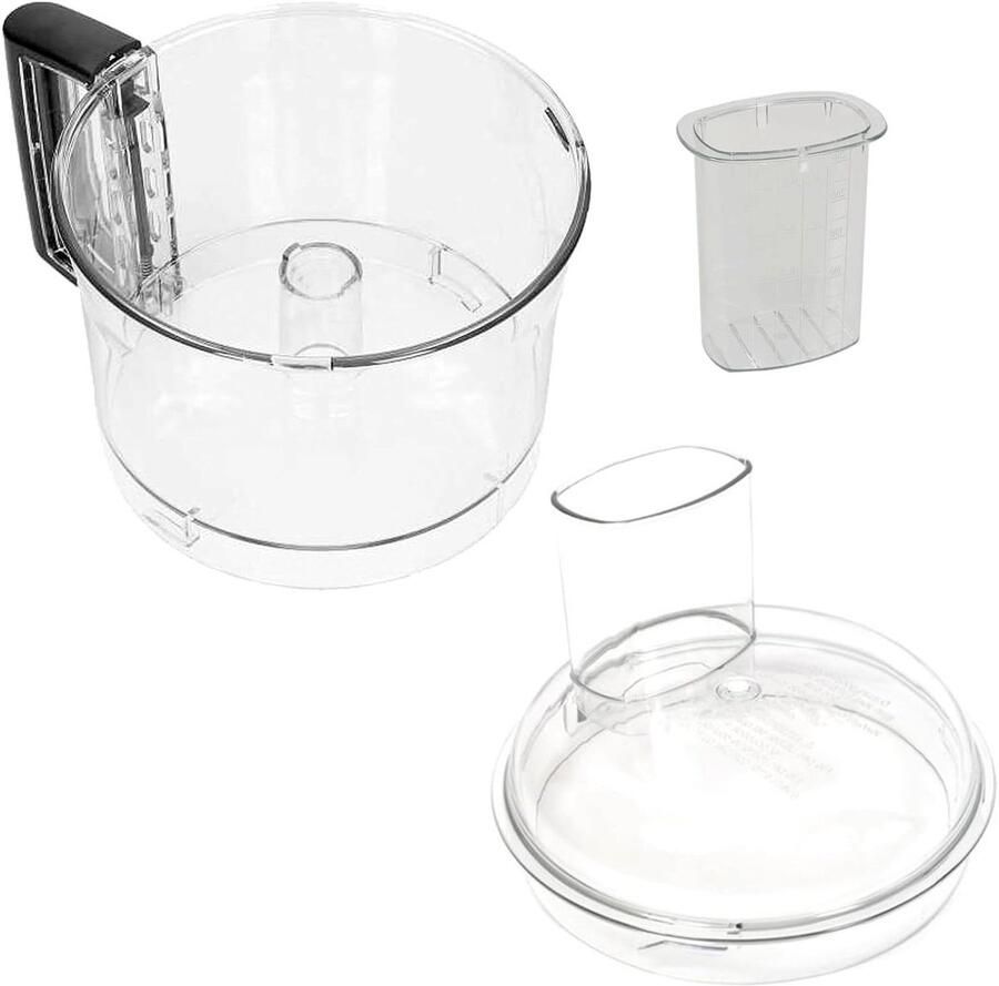 Mengkom Keukenmachine Reservekom Deksel Koken Ingrediënten Mengen Premium Kwaliteit 4200 XL Serie Transparant