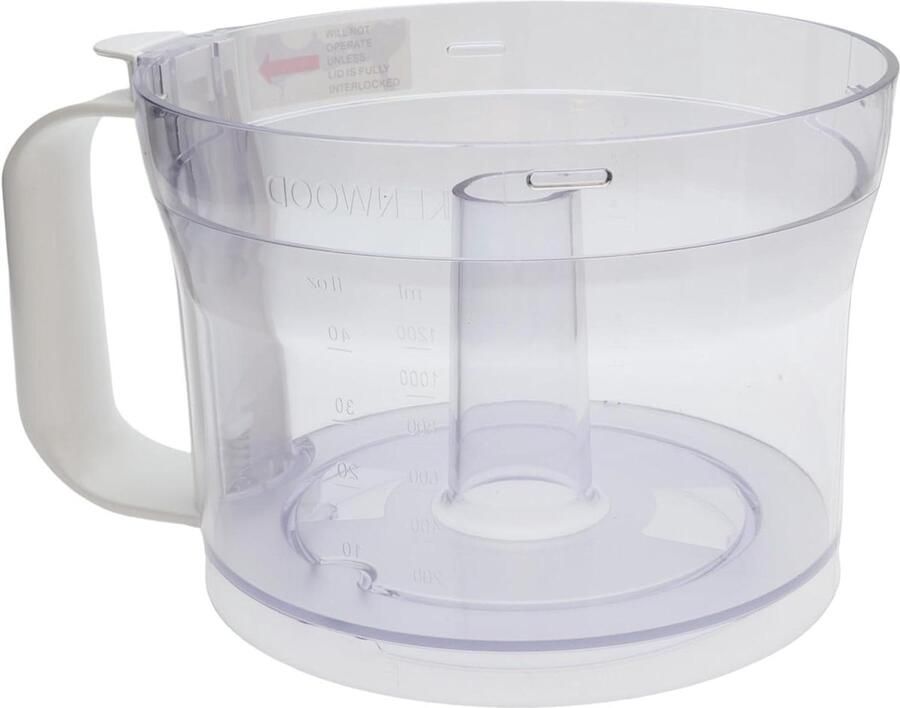 Mengkom Keukenmachine Reserveonderdeel Accessoire Bereiden van Ingrediënten Perfecte Pasvorm 18 x 23 x 13 cm Transparant
