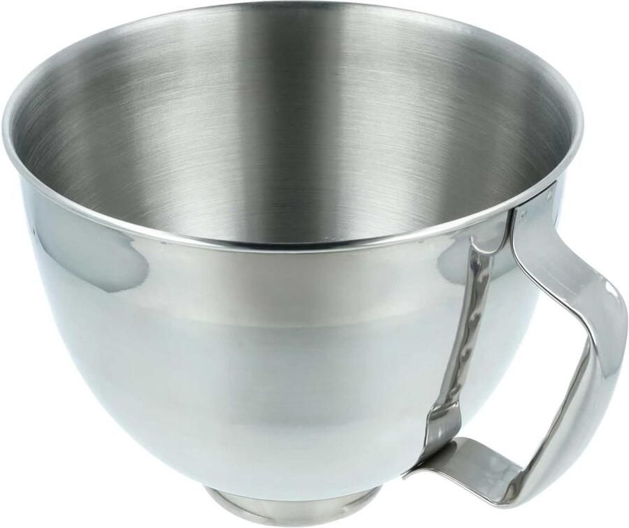 Mengkom Keukenmachine Roestvrij Staal Deeg Bereiden Met Handvat 5 Liter Zilver