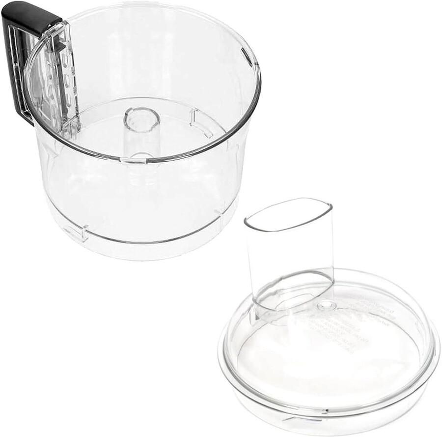 Mengkom met deksel Reservekom Keukenmachine Koken en Bakken Premium Kwaliteit Vervanging 4200 4200XL Serie Transparant