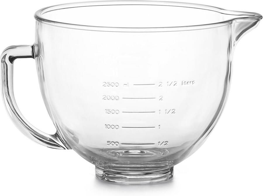 Mengkom met Handgreep en Gietrand Geschikt voor Keukenmixers 4.5 en 5 Quart