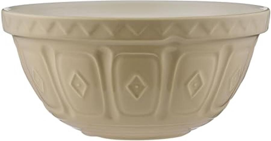 Mengkom Porselein 33 cm Multi Kleuren 6 Liter Chipbestendig en Ergonomisch