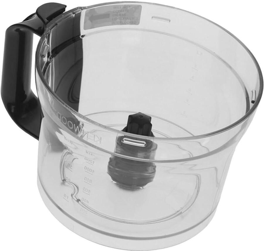 Mengkom Reservekom Keukenmachine Eten Bereiden Met Handvat 22x20x13 cm Grijs