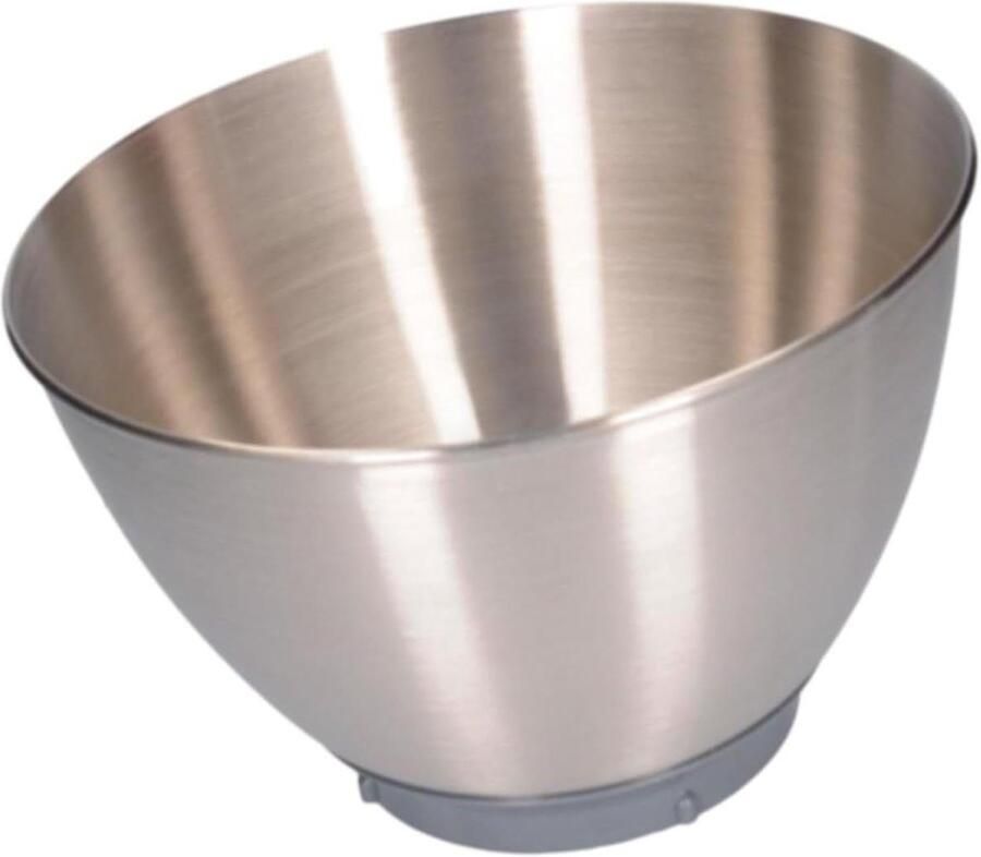 Mengkom Keukenmachine Reservekom RVS Bakken en Koken Roestvrij Staal 26 x 26 x 18 cm Zilverkleurig