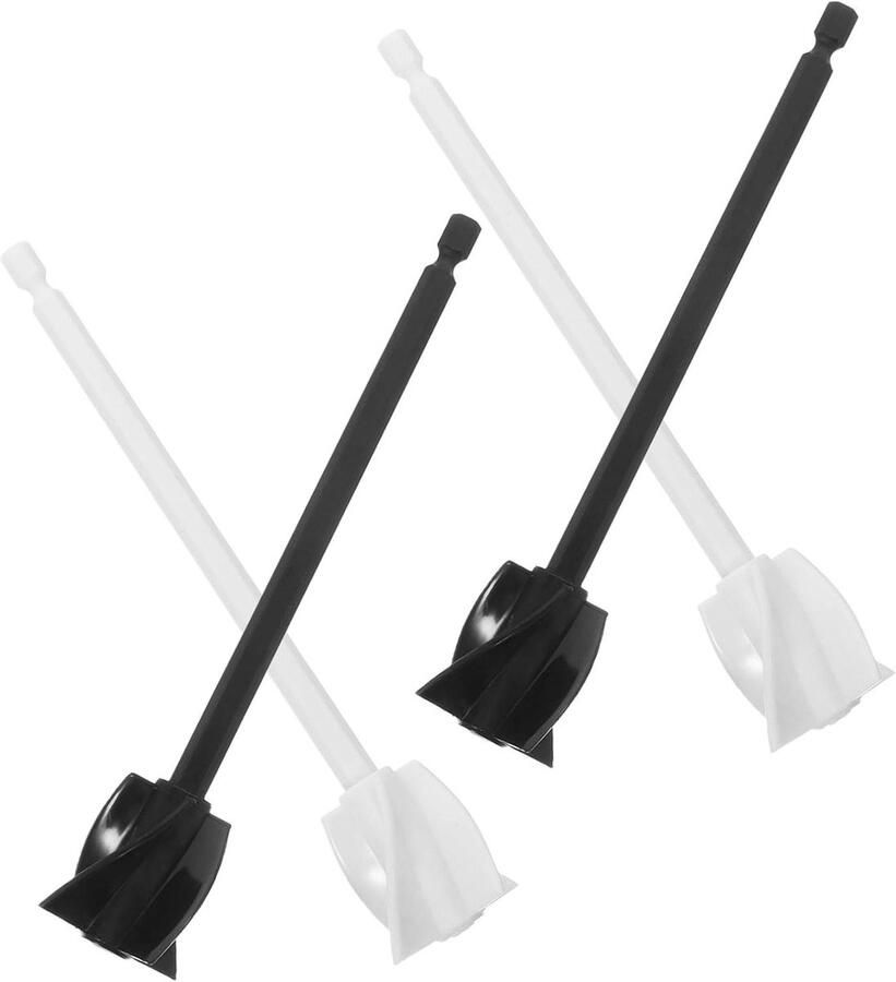 Mengkomen Set Mixer Staven Klusjes Klaren Efficiënte Spiraalvorm 4 Stuks Kleuren