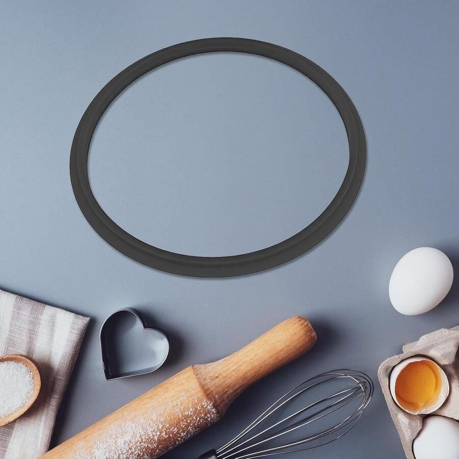 Mengschaal Afdekring Reserveafdichting Keukenmachine Hygiënisch Werken Voedselveilig Siliconen 17 cm Diameter Transparant