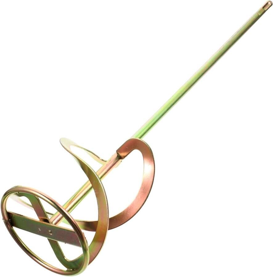 Mengstaaf voor Boormachine Verf Mixer Materiaal Mengen Efficiënt Ventilatiesysteem 48.5x10.5cm Goud