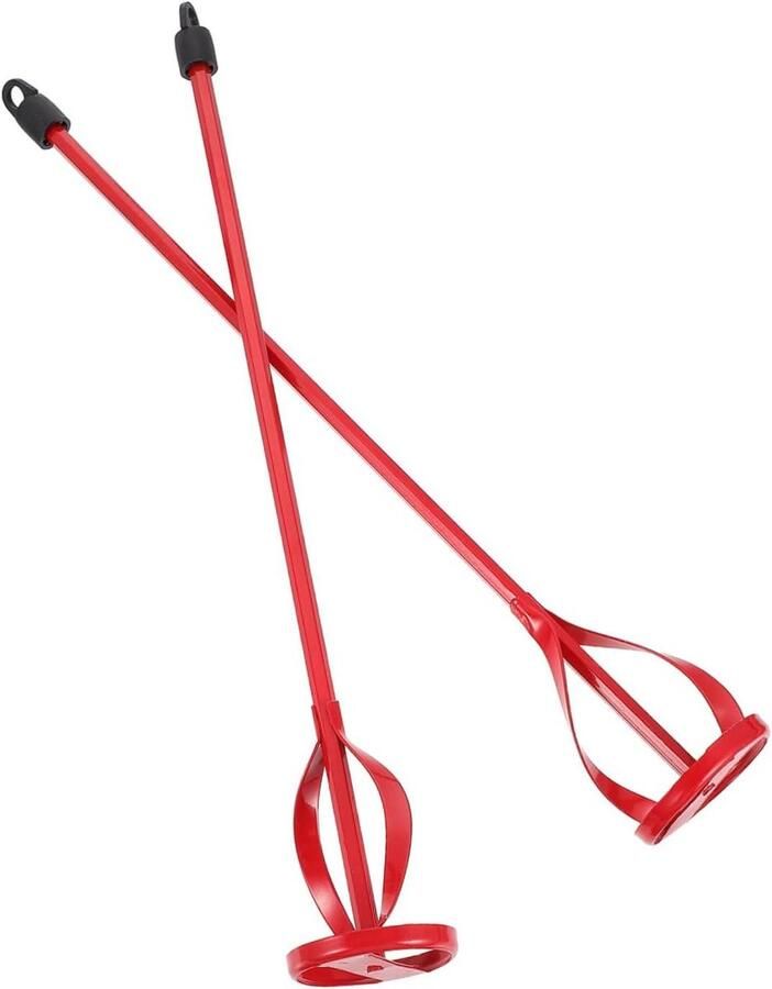 Mengstaven Verfmixer Booropzetstuk Cement Mortel Mengen Spiraalvormig Ontwerp 40x6cm Rood