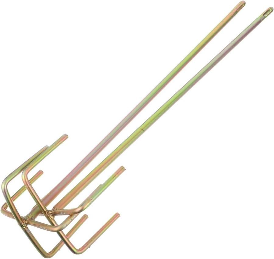 Mengstaven voor Boor Mixer Opzetstuk Materiaal Mengen Hoge Viscositeit 2 Stuks Multi